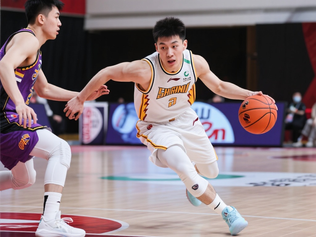 高诗岩持球加速突破 左手抛投精准得分
